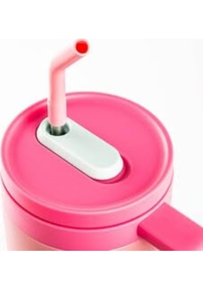 Pembe Pipetli Paslanmaz Çelik Termos Bardak 1.2l Genel