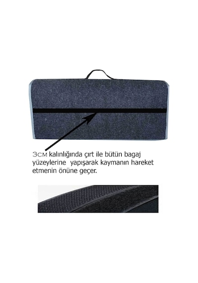 Oto Bagaj Çantası Bagaj Düzenleyici Organizer Toparlayıcı Bagaj Organizeri
