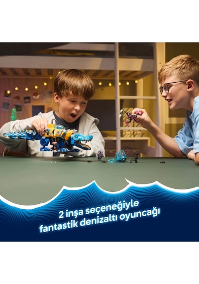 LEGO® DREAMZzz™ Timsah Denizaltı 71512 – 8 Yaş ve Üzeri Çocuklar için Minifigür İçeren Yaratıcı Oyuncak Yapım Seti (1107 Parça)