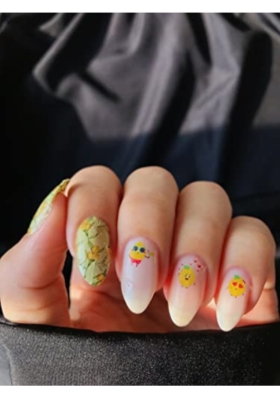 Mini Limonlar Tırnak Dövmesi Tırnak Tattoo Nail Art Tırnak
