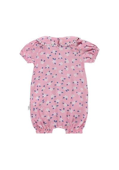 Civil Baby Kol Ve Yaka Fırfırlı 6-18 Ay Tulum - Pembe Soft Pembe