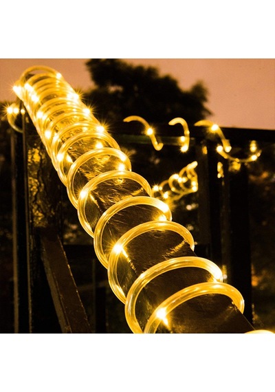 Reedark 100 Led Solar Aydınlatma Ipliği - 10 Metre Su Geçirmez Bahçe Dekorasyon Işıkları