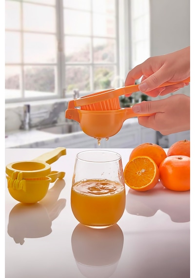 1 Adet Pratik Sert Plastik Limon Sıkacağı Paslanmaz Lime Narenciye Sıkıcı Mutfak Aleti 1. Kalite Ser Diğer