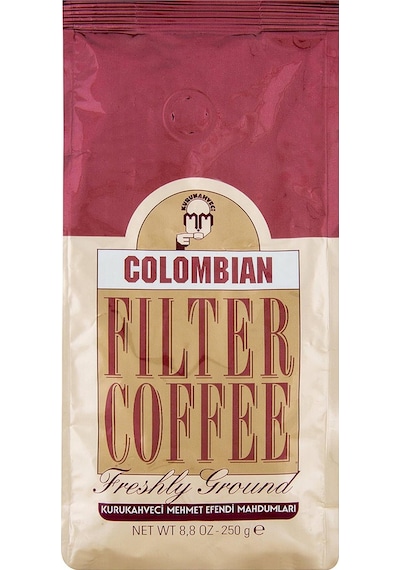 Kurukahveci Mehmet Efendi Colombian Filtre Kahve Öğütülmüş 250 Gr Öğütülmüş