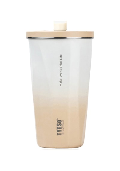 Tyeso Candy Tumbler Vakumlu Paslanmaz Çelik Termos 600 Ml-Siyah