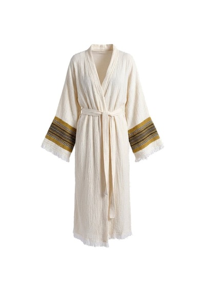 Brandsmiths Natural Symbol Nomad Kimono- Altın Ton Sarı