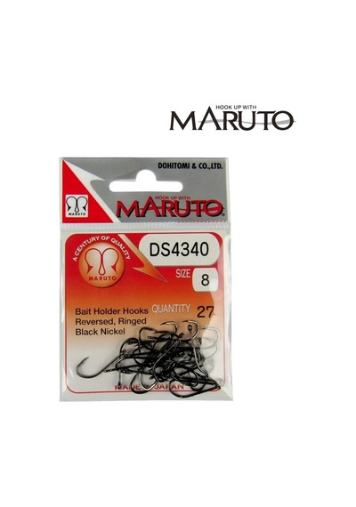 Maruto Ds4340 Reversed Ringed Olta İğnesi Black Nickel