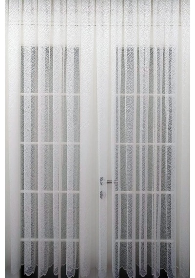 Evdepo Home Kırık Beyaz Sık Pileli Tül Perde 110 X 260 Cm Çok Renkli