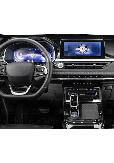 Chery Tiggo 7 Pro Comfort Uyumlu Vites Etrafı Piano Black Tpu Koruma 2023