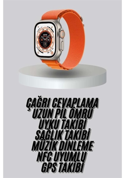 Yeni Nesil Akıllı Saat Uyku Ve Sağlık Takibi Titeşimli Sesli Arama Mesaj Ve Bildirim Görme