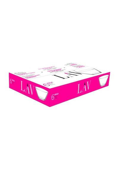 Lav Vega Cam Çorba Kasesi 6'lı Küçük Boy 345 ml (Salata/Tatlı/Kahvaltı/Çerez Kasesi)
