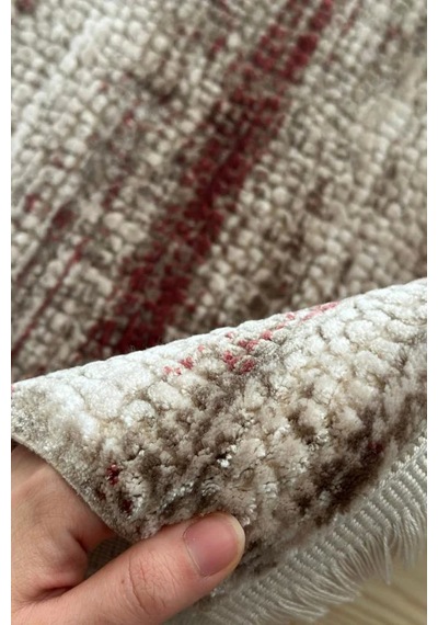 Apex Truva 6632 Marsala Akrilik Modern Makine Halısı Çok Renkli
