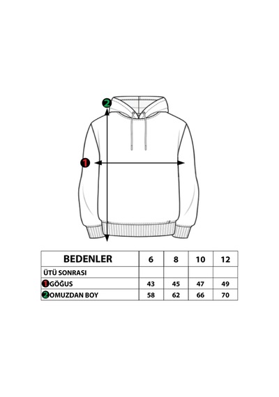Toontoy Kız Çocuk Kedi Desenli Taş İşlemeli Kanguru Cepli Sweatshirt Yeşil