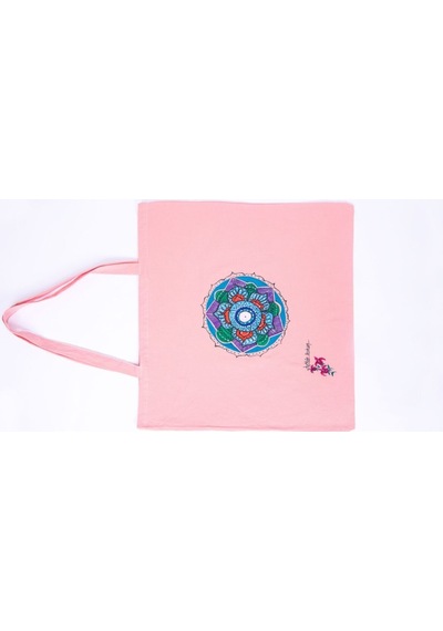 Özel Tasarım Handmade Bez Çanta Pembe