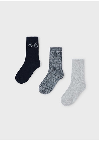 Mayoral Erkek Çocuk Çorap 3lü Set - Mayoral - Renkli - 10 Yaş