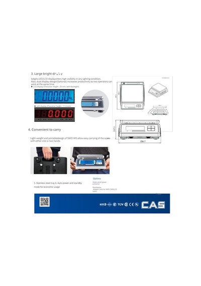 Cas Swıı-cws Akülü Su Korumalı 6-15-30 Kg