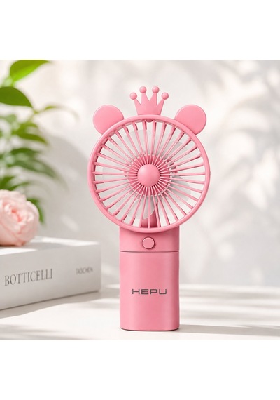Hepu Hp-f05 Şarjlı Mini El Vantilatörü Usb Taşınabilir El Fanı Sessiz 3 Kademeli Çocuk Ve Yetişkin U