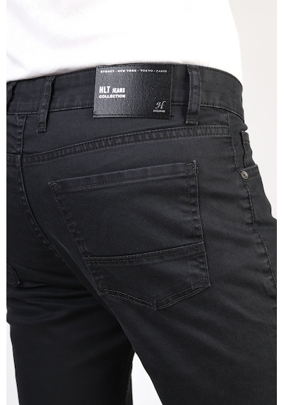 Erkek Antrasit Slim Fit Dar Kesim Esnek Likralı Denim Jeans Kot Pantolon (524238302) Antrasit
