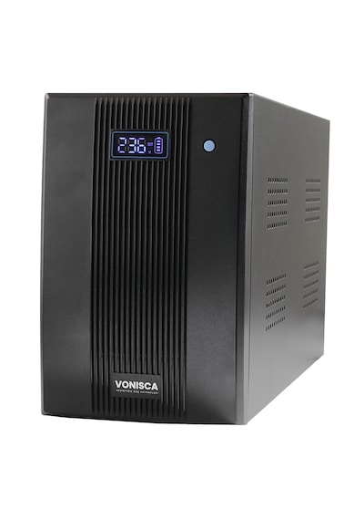 D-2000 2000va Lcd Kesintisiz Güç Kaynağı Line Interactive 2x12v 9ah Ups Ofis Kamera Sistem Çoklu Cihaz