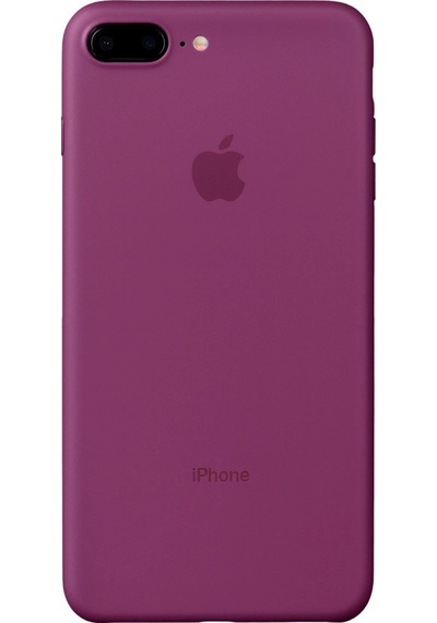 Apple iPhone Uyumlu 8 Plus Kılıf Pp Ultra İnce Kapak - Pembe Diğer