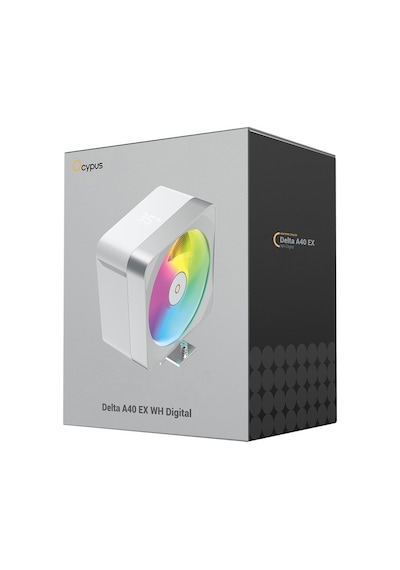 Delta A40 Ex Beyaz Digital 120 Mm Intel 1700p/1851p -amd Uyumlu Hava Soğutucu