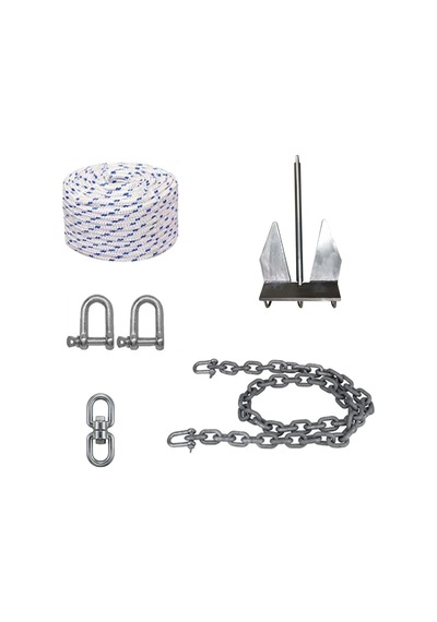 Tekne Ve Şişme Bot İçin Danfort Çapa ,çıpa Seti 63692562