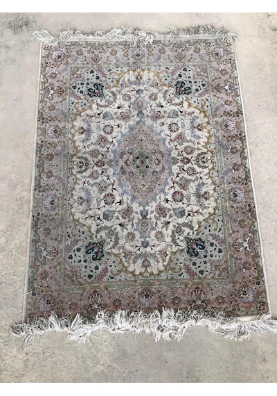 El Dokuma İpek Yün İran Tebriz Halı 210x150cm 002 Teşhir Ürün