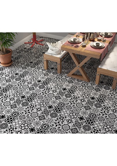 Yer Kaplama Zemin Kaplama Folyosu 65x130 Cm Lisbon Mosaic