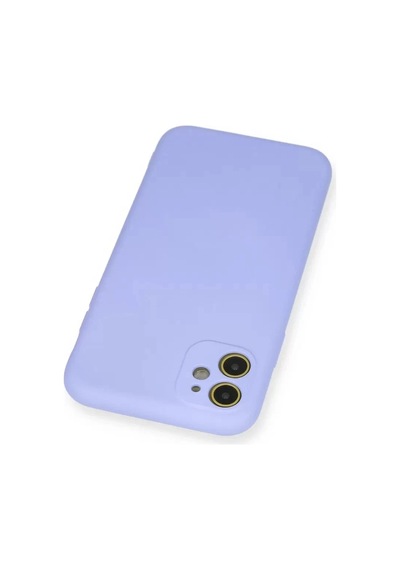 Mey İthalat Apple iPhone Uyumlu 11 Kılıf Nano İçi Kadife Silikon - Lila