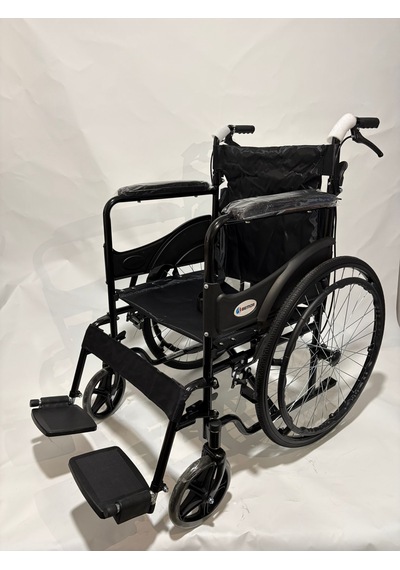 Bemor Ds-24pr Manuel Tekerlekli Sandalye Katlanabilir Hafif Çelik Şase 100 Kg Engelli & Hasta Taşıma