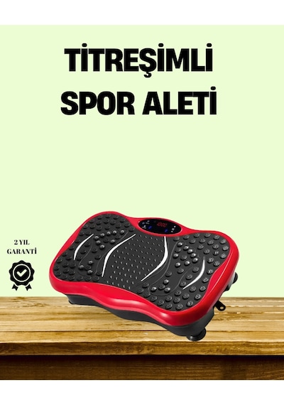 Ev Tipi Titreşimli Spor Aleti Çok Yönlü Egzersiz Desteği Kırmızı