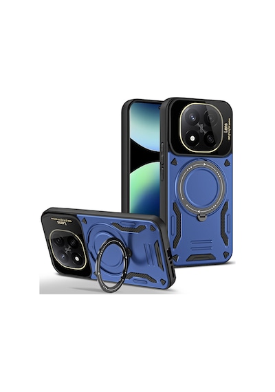 Redmi Note 14 Pro 4g Kılıf Joy Lens Standlı Kapak - Lacivert Bzsxx00 1