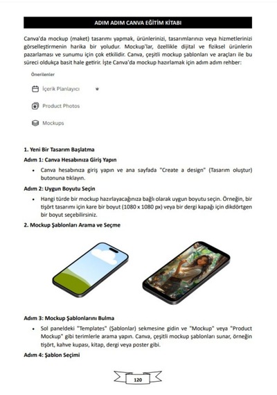 Adım Adım Uygulamalı Canva Eğitim Kitabı
