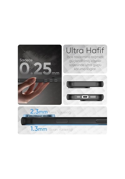 Pro Max Için Fiber Karbon Materyal Arka Bölüm Metal Lens Çerçeveli Ve Metal Tuşlu Sararmayan Ve Çizilmeyen Güçl