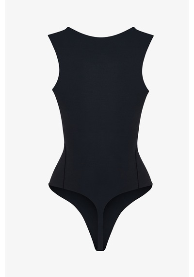 Penti Siyah U Yaka Yumuşak Dokulu Bodysuit