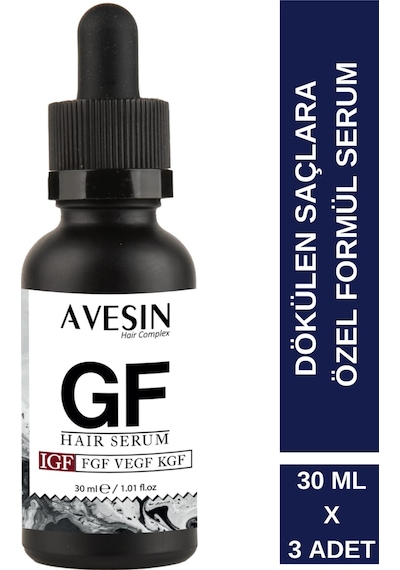 Avesin Saç Dökülmesine Karşı GF Serum igf 3 x 30 ML