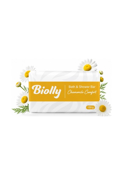 Biolly Chamomile Comfort Katı Sabun 150 Gr - Koli 48 Adet Papatya