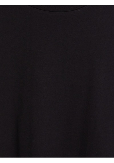 Lcw Curve Siyah Büyük Beden %100 Pamuklu Kadın Tişört 2'li