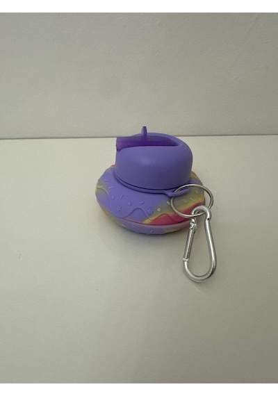 550ml Sızdırmaz Katlanabilir Okul Ofis Kamp Seyahat Matarası Ve Anahtarlıka Çok Renkli