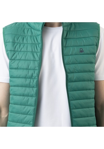 United Colors Of Benetton Erkek Şişme Yelek Yeşil