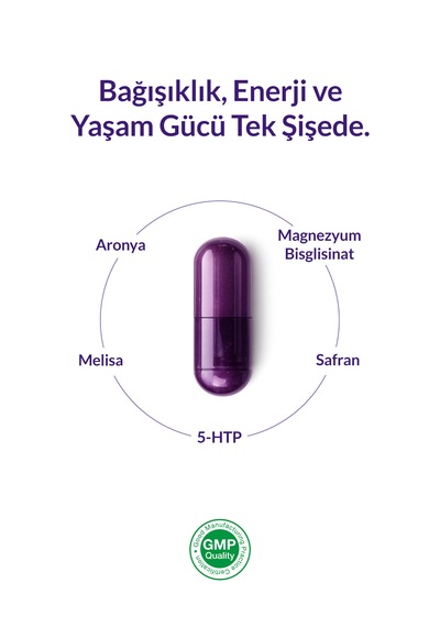 Aroxir Relax Uyku Desteği Aronya, Magnezyum Bisglisinat, 5- Htp, Melisa Ve Safran 30 Kapsül