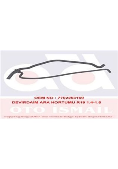 IBRAS 11311 DEVİRDAİM HORTUMU ARA R19 1.4 1.6 KARB.