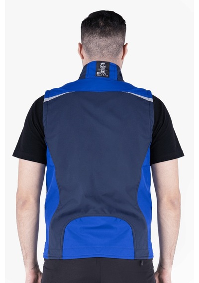 Softshell Yelek Lacivert - Saks Mavi
