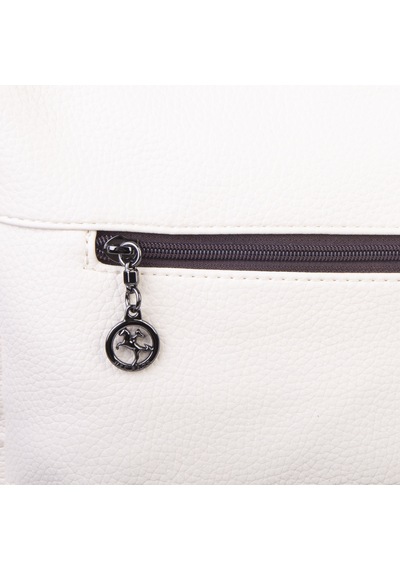 Nas Bag Çok Gözlü Yumuşak Ve Hafif Yapılı Çift Askılı Omuz Ve Çapraz Çanta 30x24 Cm Krem Kahve Lopez