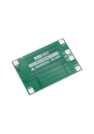 3s 40a Bms 12.6v 18650 Lityum Pil Şarj Koruma Modülü