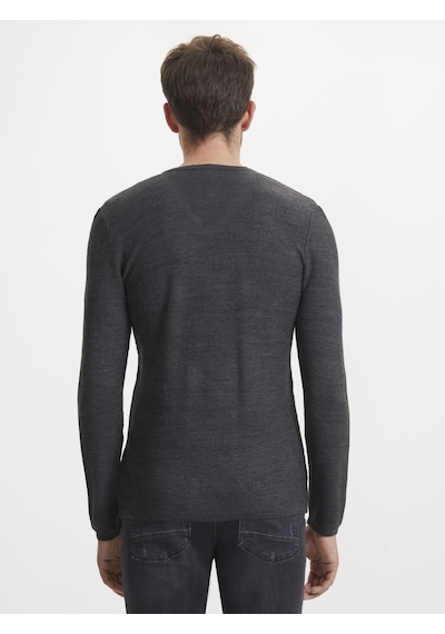 Slim Fit Erkek Kazak Antrasit Melanj-aw18 Slim Fit Erkek Kazak Antrasit Melanj-aw18