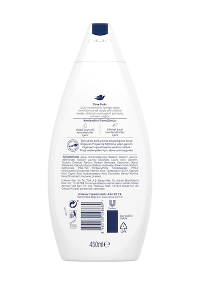 Dove Deeply Nourishing Nemlendirici Duş Jeli 2 x 450 ML