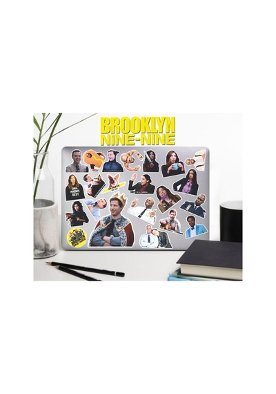 Brooklyn Nine-nine Defter Suluk Laptop Notebook Tablet Telefon Kılıf Sticker Seti 3 Adet Çok Renkli
