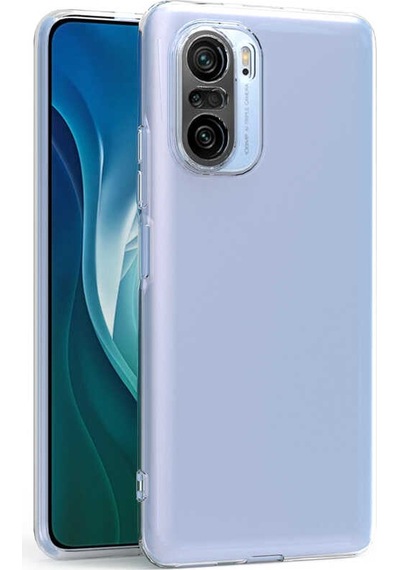 Adige Xiaomi Poco F3 Pro Kılıf Kamera Korumalı Süper Silikon