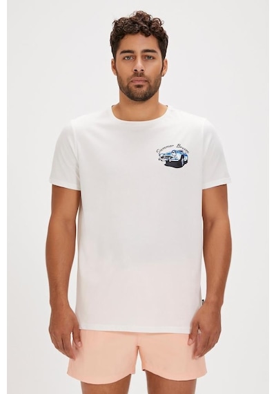Bad Bear Dustın T-shırt Off-whıte Erkek Tişört Beyaz S-xxl 001